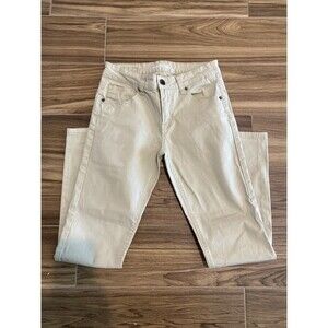 Men's Carbon Skinny Jeans pants Size 28/30 Tan Khaki unisex 28
